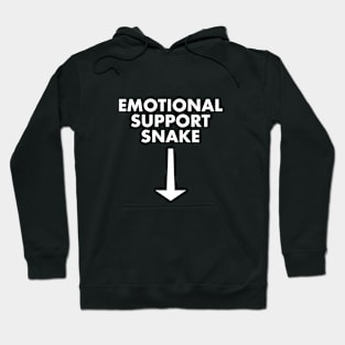 Emotional Support Snake - Adult Humor Hoodie